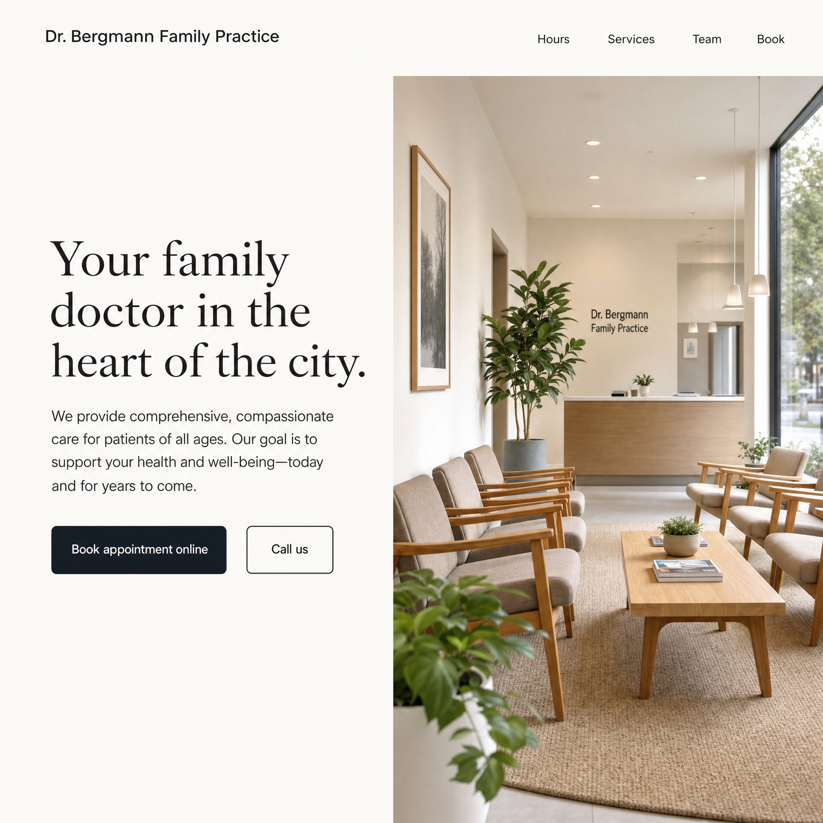 Medical practice — website